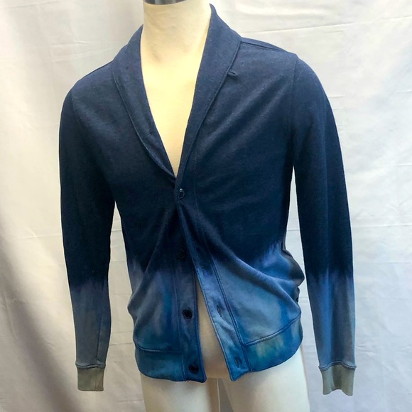 1 of one ♥️Hand tie-dyed ombré cardigan SM one of a kind - Picture 4 of 10